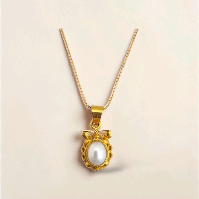 Naturan Pearl Pendants 23K / Liontin Mutiara Natural 23K / Diamond Jewelry / 213LMSWP3