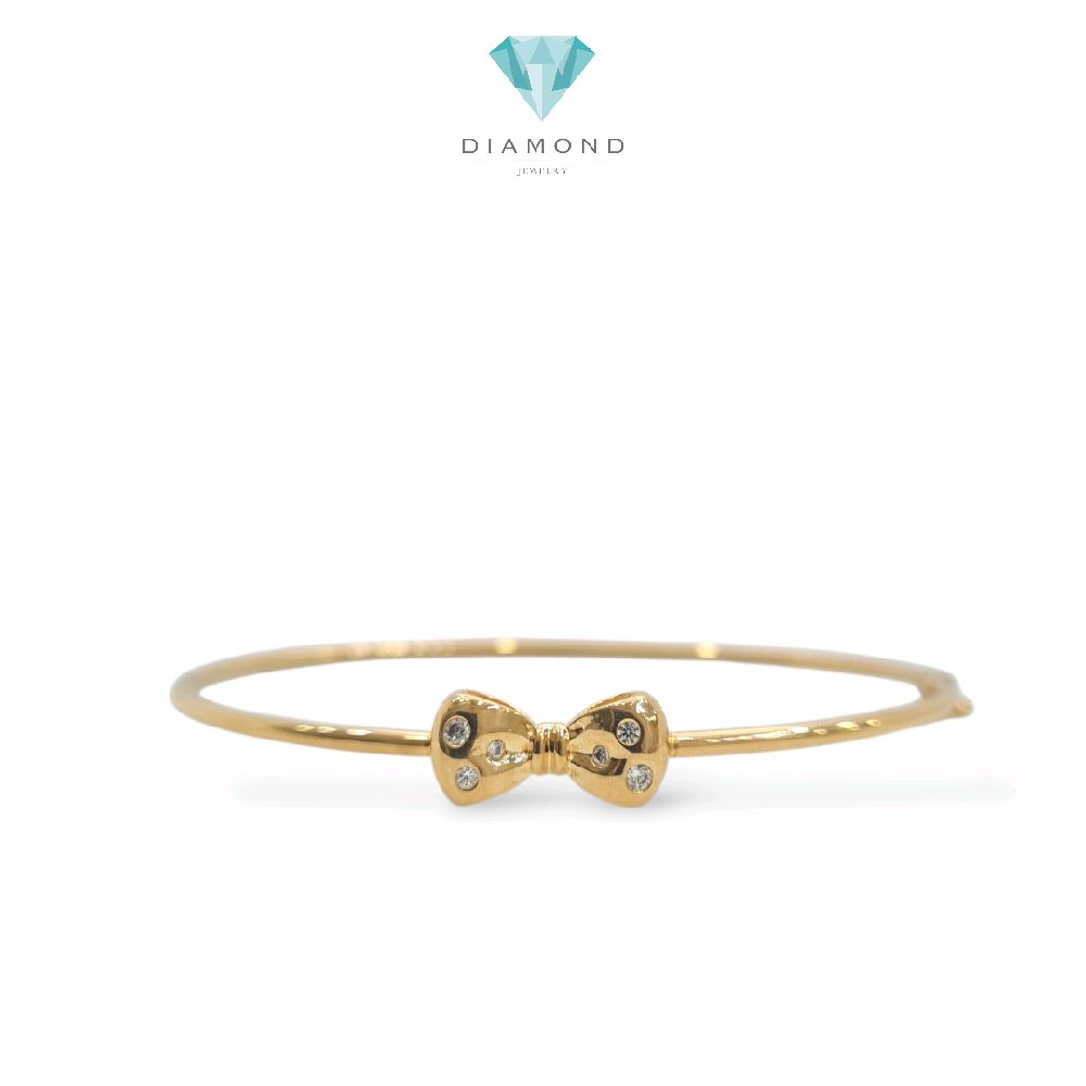 Ribbon Gold Bangle Brecelets 16K / Gelang Emas model Pita 16K / 469GMS322LS