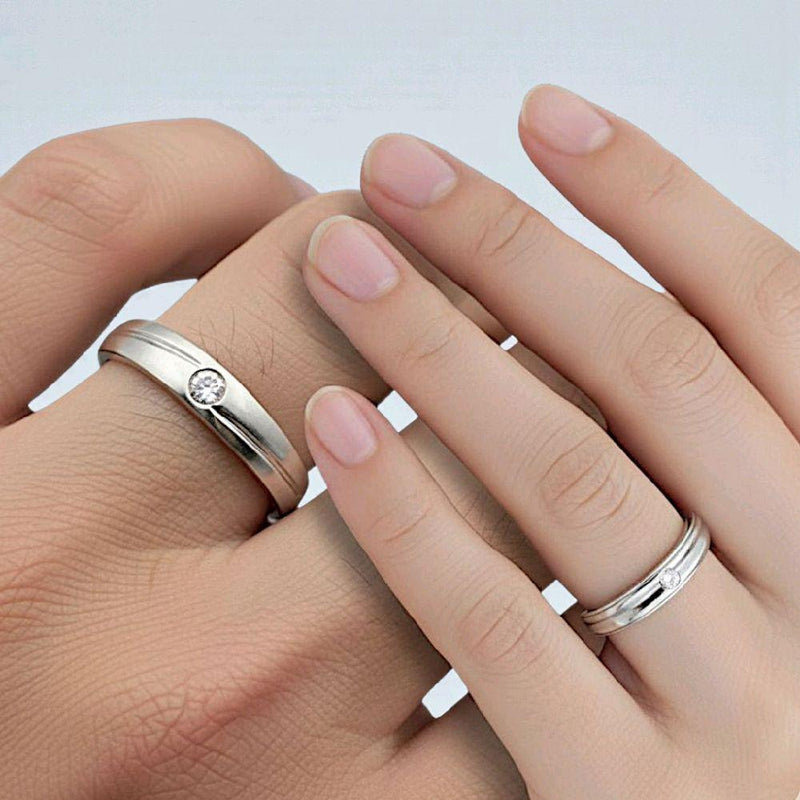 Wedding Diamond Ring Solitaire 18K / Cincin Kawin Berlian Solitaire 18K / Diamond Jewelry 75CBNKH4066WPLS - 76CBNKH5168WPLS - HT