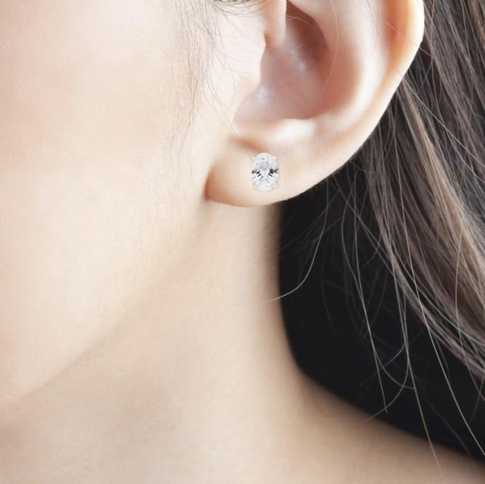 Anting Emas Kristal 18K gold Diamond Jewerly Rachel Rose ubs