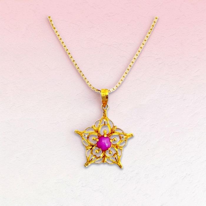 Precia Gold Pendants 23K / Liontin Emas Precia 23K / Diamond Jewelry / 222LMSWP2