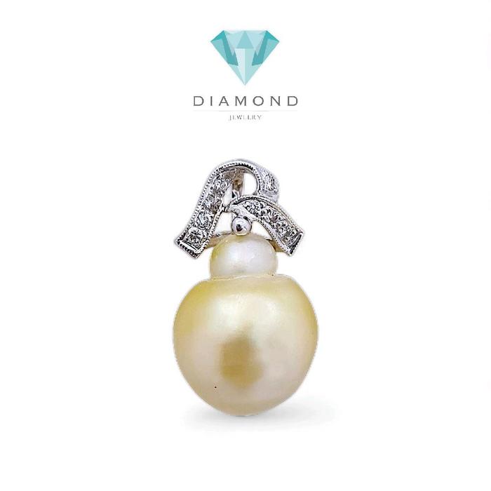 Liontin Yellow Pearl Diamond 18K / Diamond Jewelry 7LMGT300WP-HT