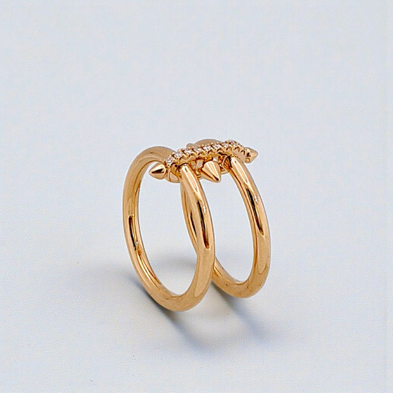 Titan Diamond Ring 18K / Cincin Berlian Titan 18K / Diamond Jewelry 405CBD12000RY - HT