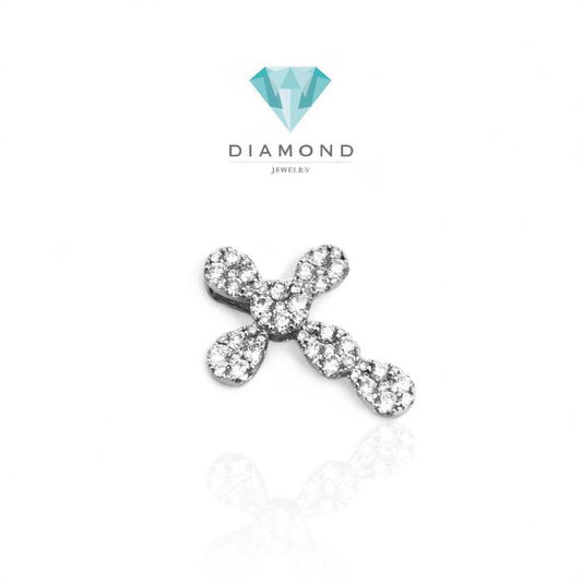 Diamond Cross Pendant/Liontin Berlian Salib 18K
