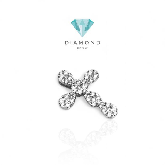 Diamond Cross Pendant/Liontin Berlian Salib 18K