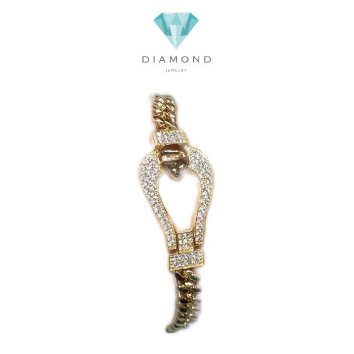 Gelang emas asli 18 Krt Gold Diamond Jewelry
