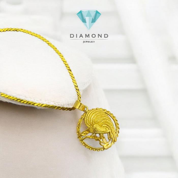 Liontin Mas Cendrawasih 23K-Diamond Jewelry