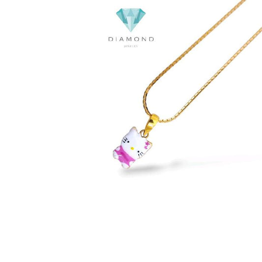 Hello Kitty Gold Pendant 18K / Liontin Emas Hello Kitty 18K / Diamond Jewelry / 270LMSWP1