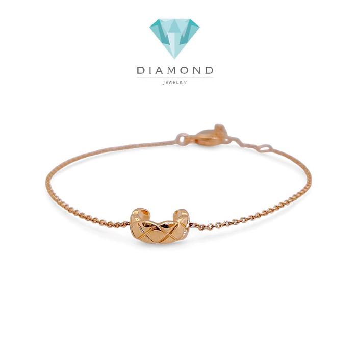 Cococrush Bracelet 18K / Gelang Cococrush 18K / Diamond Jewelry 415GBD280RY-HT
