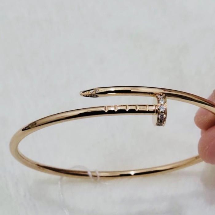 Nail bracelet juste mini diamond 18k bangle crt-Diamond Jewelry