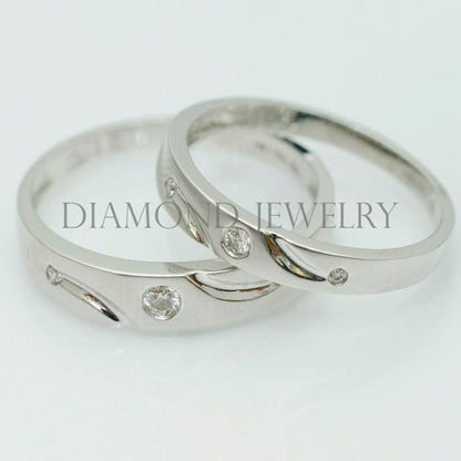 Cincin Kawin/Wedding Ring - Diamond Jewelry Two Tone 01020828/01020829