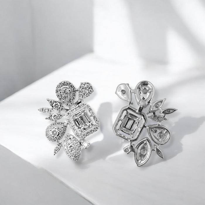 Diamond Earrings Multishape / Anting Berlian / Diamond Jewelry-25AB8565SD-HT