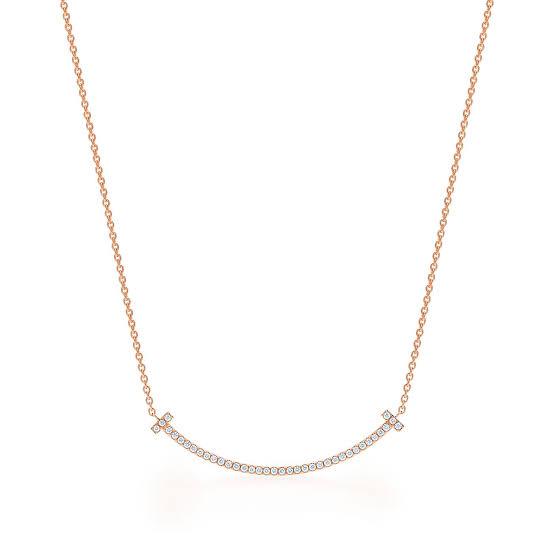 Smile Diamond Necklace Medium And Small/Kalung Berlian -Diamond Jewelry-16KBSM4000RY/369KBD450LS-HT