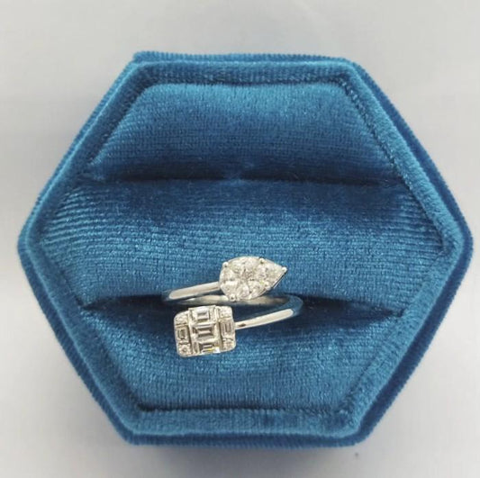 Duoline Diamond Ring-cincin berlian Duoline-Diamond Jewelry
