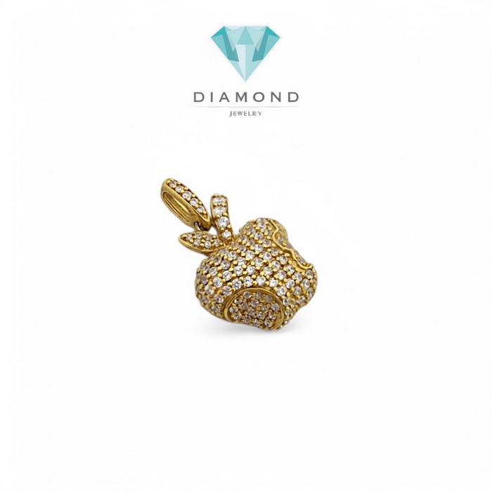 Liontin Mas Sirkon Model Apple 18K-Diamond Jewelry