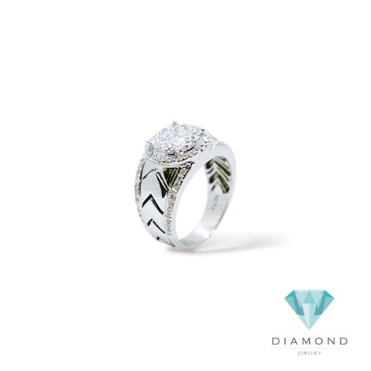Round Diamond Mens Ring Diamond Jewelry