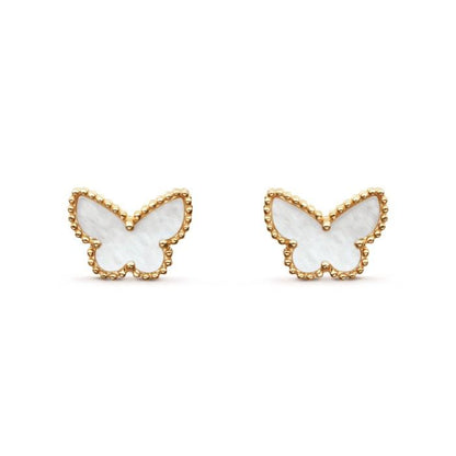 Sweet alhambra van cleef earring 18 K white/yellow gold
