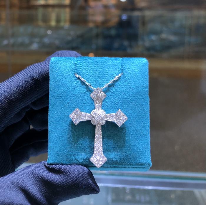 Liontin Salib Berlian Diamon Jewelry