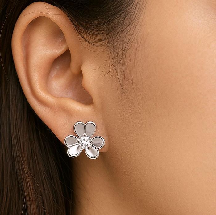 Frivole Diamond White Gold Earring 18K / Anting Berlian Frivole 18K / Diamond Jewelry 398ABDAB40800LS-HT