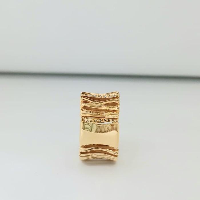 Unique Bamboo Vintage Style Diamond Ring-18K-Diamond Jewelry-18CBM1750LSWP-HT