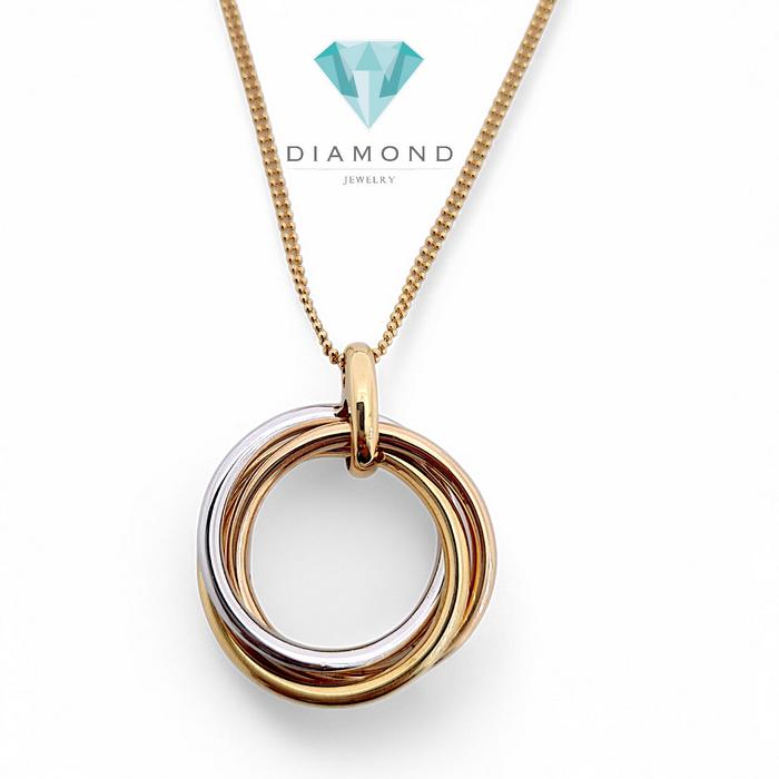 Trinity Large Necklace 18K / Diamond Jewelry