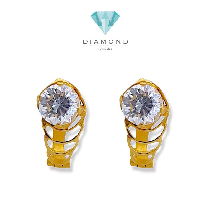 Hoop Gold Earring 23K / Anting Emas Hoop 23K / 327AMSWP2