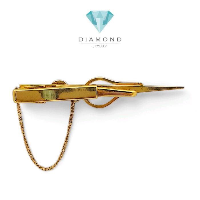 Tie Bar Gold 18K / Jepitan Dasi Emas 18K / Diamond Jewelry 48JDGT198WP-HT