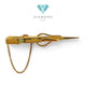 Tie Bar Gold 18K / Jepitan Dasi Emas 18K / Diamond Jewelry 48JDGT198WP-HT
