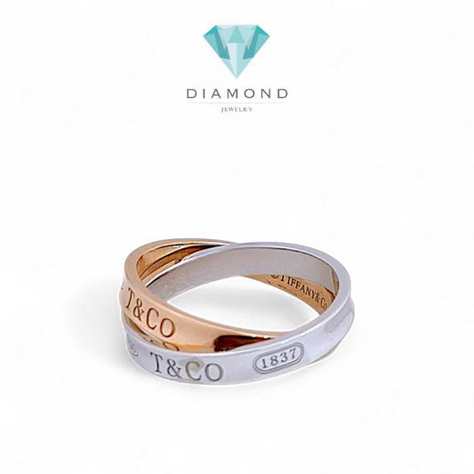 Interlocking trinity Ring 18K / Diamond Jewelry