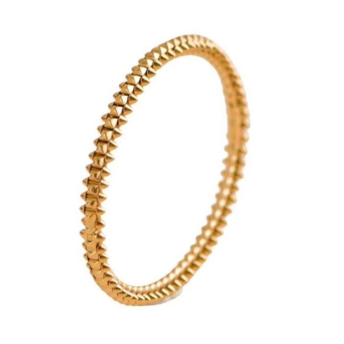 Gold Bangle Clash 18k/ Gelang Emas Clash Rose Gold 18k /Gelang Emas Modern Rose Gold - 512GBD18600LS