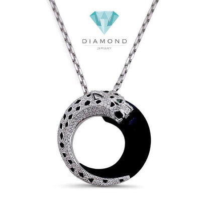Pendant Diamond Panthere 18K / Liontin Berlian Panthere 18K / Diamond Jewelry 1LBD2222590AB-HT