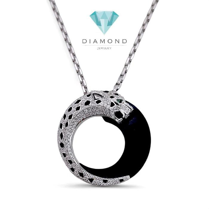 Pendant Diamond Panthere 18K / Liontin Berlian Panthere 18K / Diamond Jewelry 1LBD2222590AB-HT