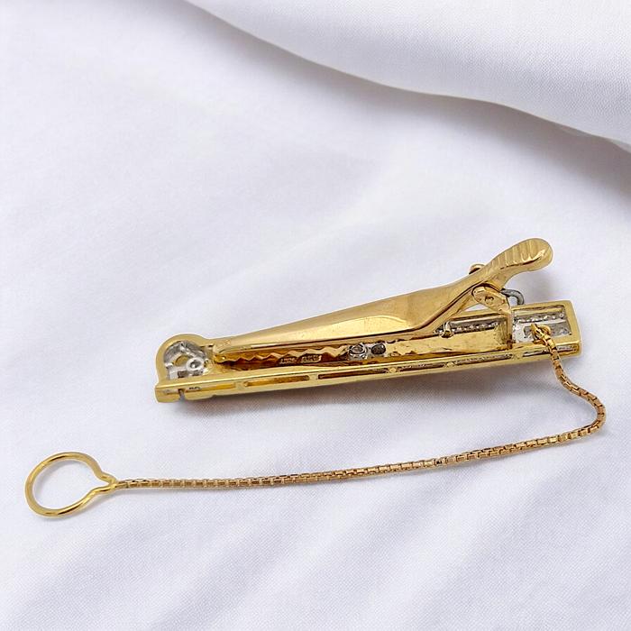 Tie Clip Diamond 18K / Diamond Jewelry