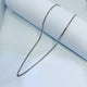 Kalung Emas Putih Long Necklace 18K -Diamond Jewelry-53KMS10WP-HT