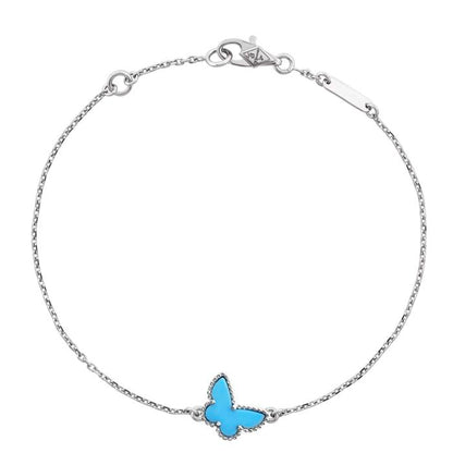 Butterfly turqoise sweet vc necklace/bracelet-Diamond Jewelry
