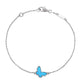 Butterfly turqoise sweet vc necklace/bracelet-Diamond Jewelry