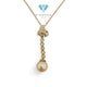 Liontin Yellow Pearl Diamond 18K / Diamond Jewelry 14LMGT380WP