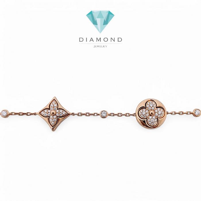 Colour Blosoom Diamond Bracelet 18K / Diamond Jewelry-98GBD122100AB-HT
