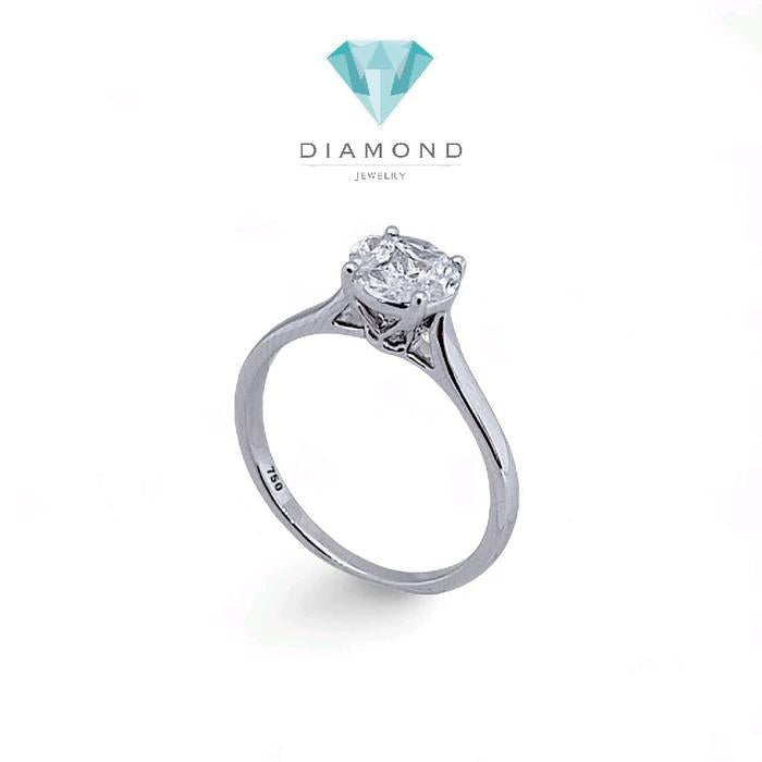 Esperanza Diamond Ring 18K / Cincin Berlian Esperanza 18K / Diamond Jewelry 376CB625ANANLS HT