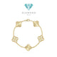 Vca gold diamond bracelet 18k-Diamond Jewelry