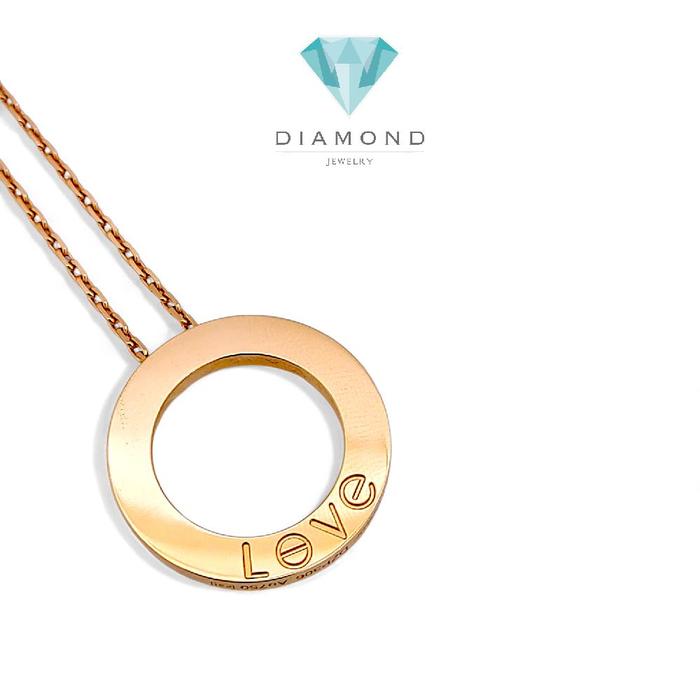 Love Diamond Necklace 18K / Kalung Love Berlian 18K / Diamond Jewelry 17KBD18000RB-HT
