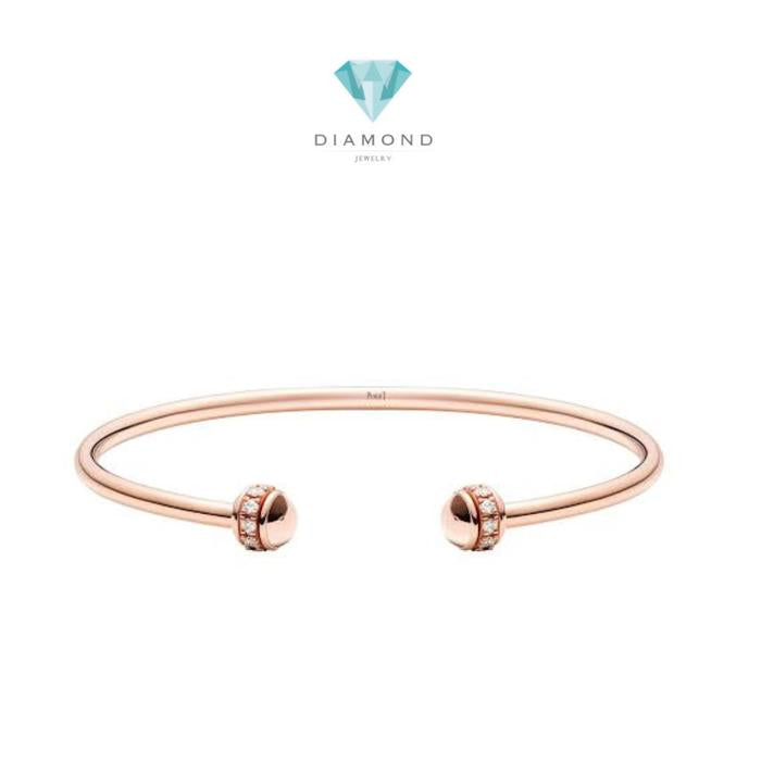 Openet Diamond Bangle Gold 18K Diamond Jewelry