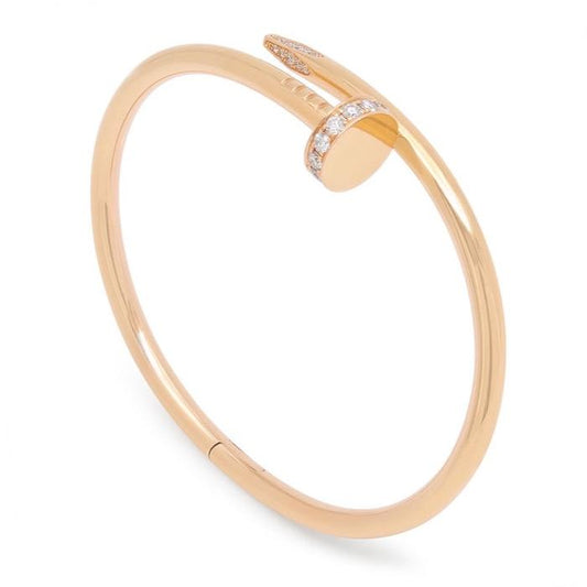 Gelang Nail emas berlian Paku 18k /Nail diamond bracelet bangle 18k-Diamond Jewelry