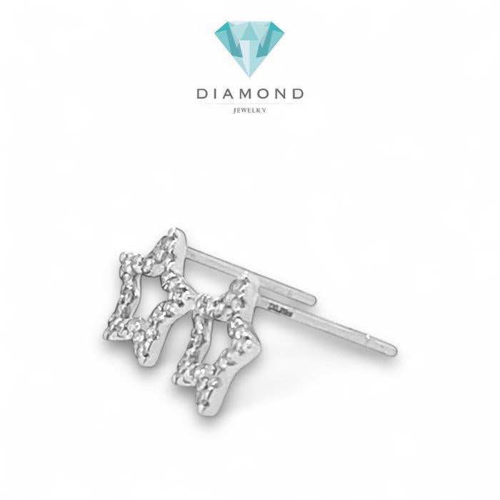 Star Diamond Earring/ Anting Bintang 18K/ Diamond Jewelry