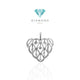 Heart Fountain Diamond Necklace/Pendant