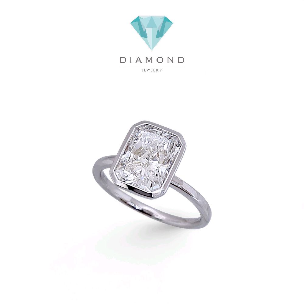 Diamond Lab Grown Cushion Ring 14K / Cincin Berlian Cushion 14K / Diamond Jewelry 355CBLGG1000LS HT