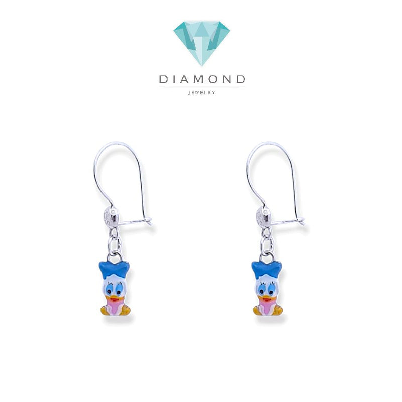 Hoop Daisy Duck Earrings 18K / Anting Daisy Duck 18K / 336AMSLS1