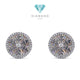 Snow Diamond Rainbow Sparkle Earring 18K / Diamond Jewelry