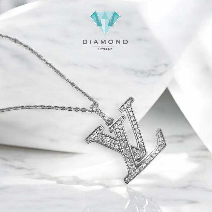 Liontin Mas Model L & V 18K-Diamond Jewelry