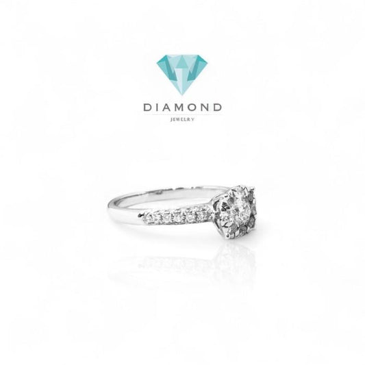 Solitaire Illusion Diamond Ring/Cincin Berlian Ilusi